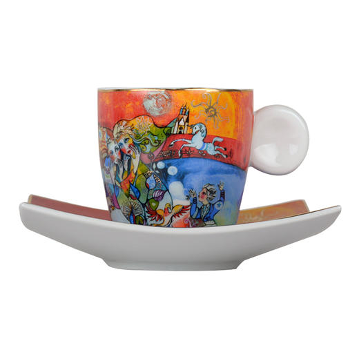 【6F】德国高宝Goebel进口陶瓷咖啡杯浓缩咖啡杯奢华杯碟套装艺术茶杯 商品图1