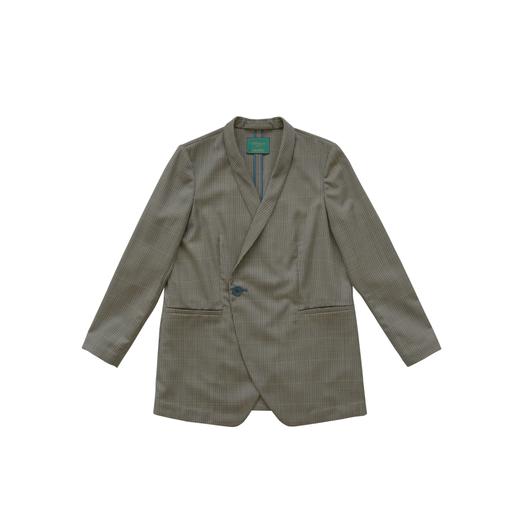 BanL/BLV597A蓝橘黑小千鸟精纺羊奥西服 商品图0