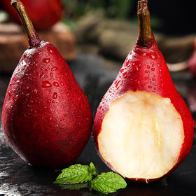 【顺丰发货】吃软不吃硬山西红啤梨咬一就会爱不释手软糯香甜