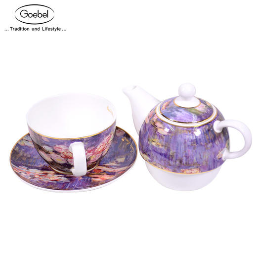 【6F】德国Goebel进口陶瓷茶壶莫奈子母壶套装英式下午茶茶壶陶瓷礼物 商品图4