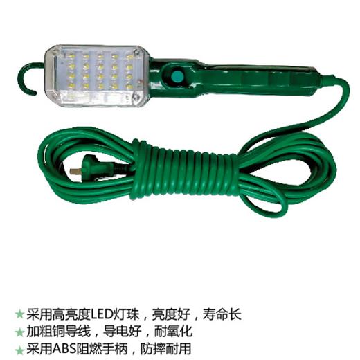 高档32珠LED工作灯 10M铜线-绿 商品图1