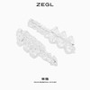 ZEGL透明不规则耳环女夏小众设计感耳钉个性不对称时尚网红耳饰品 商品缩略图2