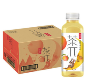 农夫山泉 茶π（茶派）茶饮料 蜜桃乌龙茶500ml*15瓶 整箱装（新版）