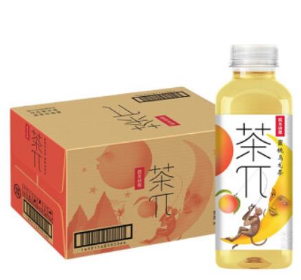 农夫山泉 茶π（茶派）茶饮料 蜜桃乌龙茶500ml*15瓶 整箱装（新版） 商品图0