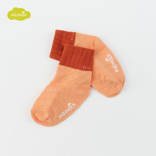 moimoln小云朵童袜2021新款男女宝宝短袜中筒袜可爱撞色儿童袜子LQW0IZSO13 商品图2