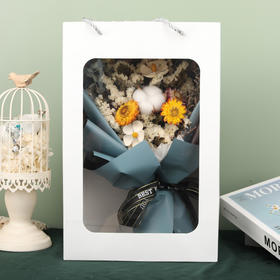 【礼品花束】满天星花束情人节七夕礼物礼盒教师节礼物文娱花鸟干花花束永生花小花束