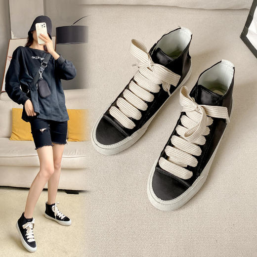 妃伊斯西班牙风小众薄款绸缎小白鞋 四款合集 商品图9