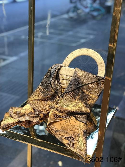 优品堂《花魁方巾》100％桑蚕丝90方巾 商品图11