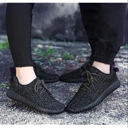 新款椰子女超轻透气一脚蹬运动休闲鞋女跑步鞋网布飞织聚氨酯大底 商品图0