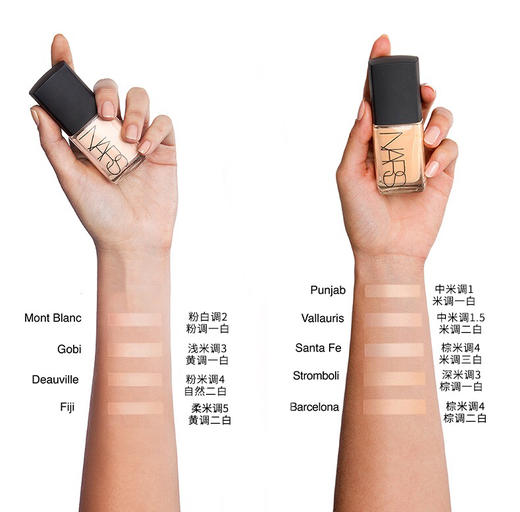 NARS轻透亮采粉底液-Gobi6433#-轻薄自然保湿遮瑕-会员6折 商品图2