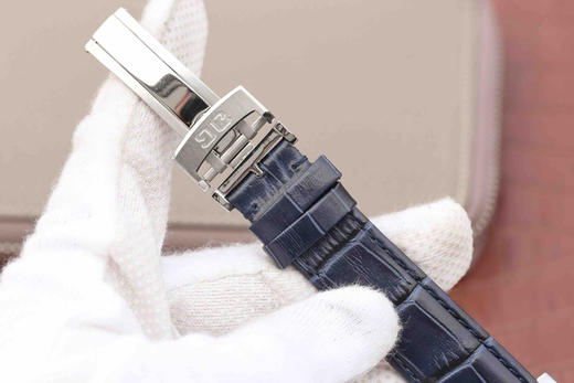 F格拉苏蒂原创议员大日历月相腕表100-04-32-12-04 。直径40mmx厚11mm。男士手表，皮表带，自动机械机芯，透底 商品图1