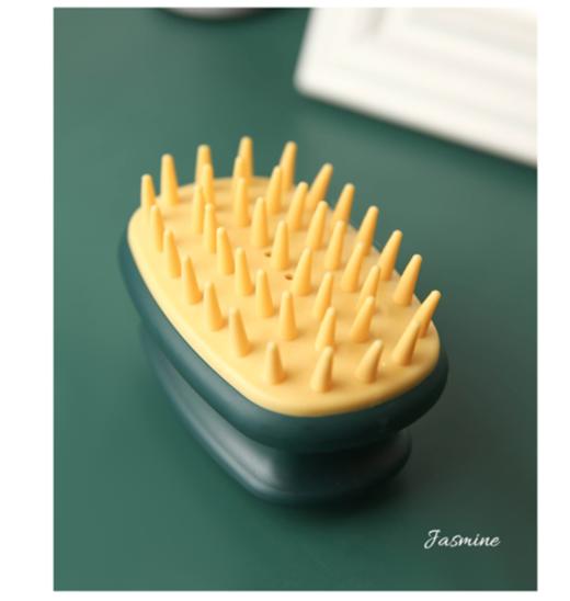 【买一送一！边洗头边按摩】全新按摩洗头刷，干湿两用，头皮头发清洁+按摩，给头皮做个SPA，洗头不伤手不伤甲，硅胶软齿洗头刷！ 商品图5