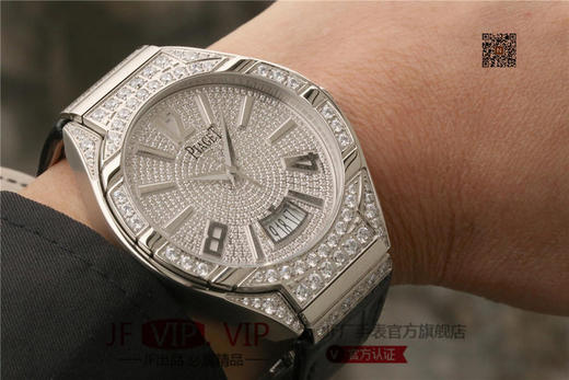 MKS伯爵POLO系列满天星，震撼上市。腕表一共采用564颗施华洛世奇 美钻，枕形表壳镀18k真金 商品图1