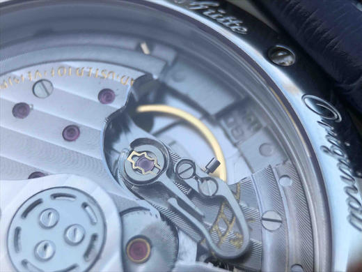 F格拉苏蒂原创议员大日历月相腕表100-04-32-12-04 。直径40mmx厚11mm。男士手表，皮表带，自动机械机芯，透底 商品图4