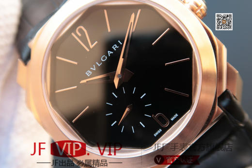 宝格丽OCTO系列102559薄腕表，搭载瑞士2824全自动机械机芯，40毫米直径，意大利牛皮表带，蓝宝石镜面，CNC打磨 商品图4