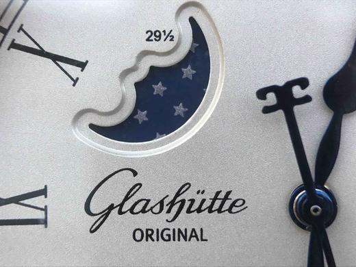 F格拉苏蒂原创议员大日历月相腕表100-04-32-12-04 。直径40mmx厚11mm。男士手表，皮表带，自动机械机芯，透底 商品图13