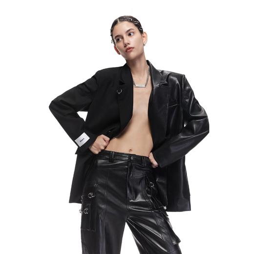 24ans Leather Stitched Suit 又想穿皮衣又想穿西服怎么办 商品图2