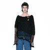 24ans 2021SS Off shoulder knitwear 黑/白 毛衣 商品缩略图1