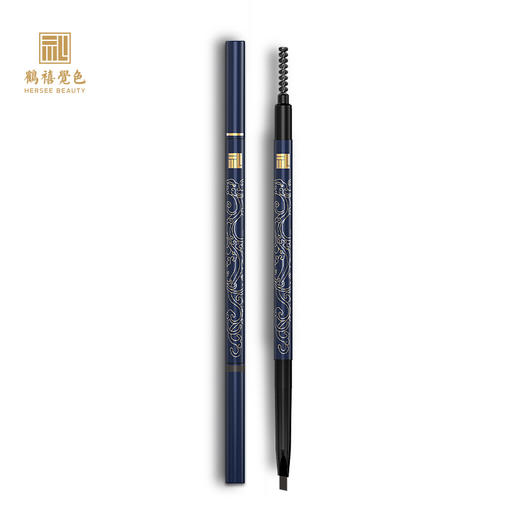 故宫博物院鹤禧觉色丝雾双头眉笔/支56.8元 商品图0