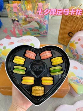 马卡龙心形礼盒
