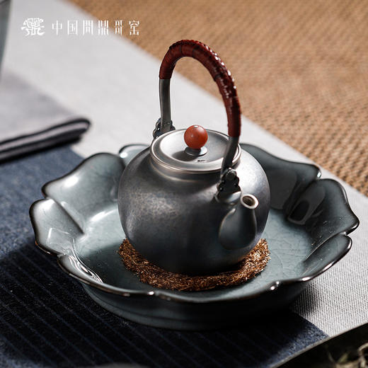 哥窑锦绣宋纹泽葵壶承（缺货） 商品图2