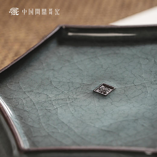 问鼎哥窑锦绣宋纹星芒壶承（缺货） 商品图3