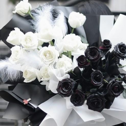 《天使与魔鬼》-玫瑰花束 商品图7