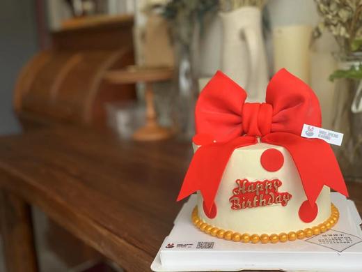 复古红色蝴蝶结加高款 商品图0