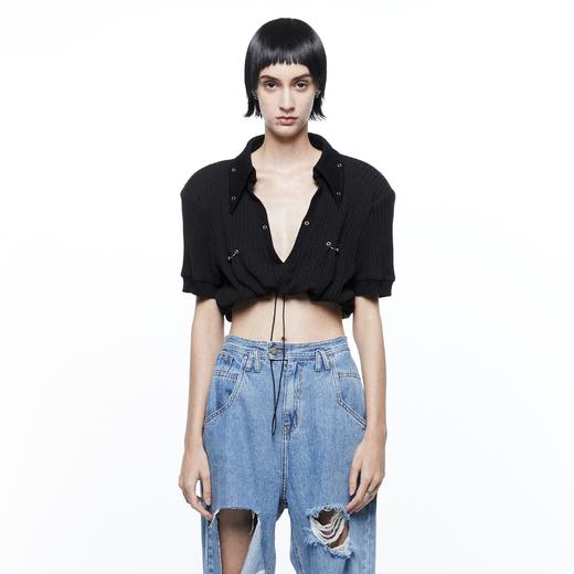 24ans Vcollar metallic knitwear 这才是属于夏天 内敛的性感 商品图2