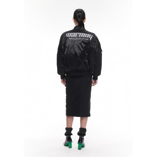 24ans 'warning' baseball down jacket 缎面的羽绒服还有谁！ 商品图3