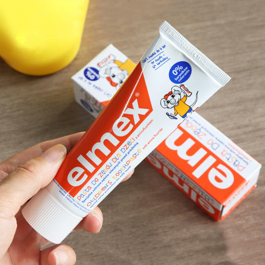 德国Elmex艾美适宝宝牙膏乳牙防蛀含氟水果儿童牙膏 商品图0