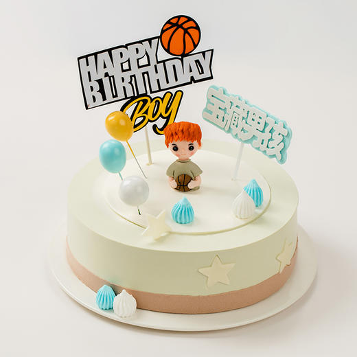 【篮球小子】满口清香，奶味浓郁，用蛋糕呵护TA的篮球梦想（连平） 商品图0