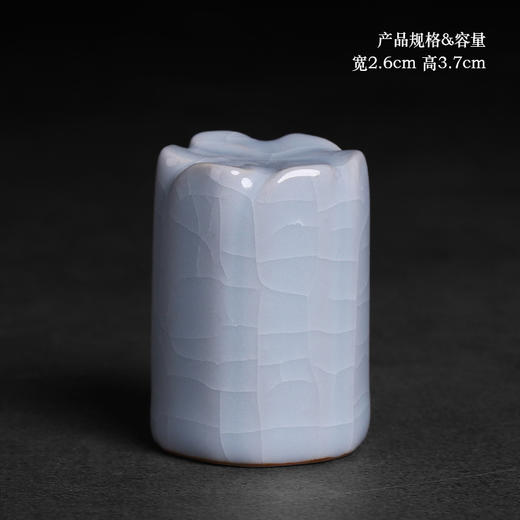 汝窑壶置小号盖托陶瓷茶壶盖子架子家用功夫茶具茶道配件简约复古 商品图5