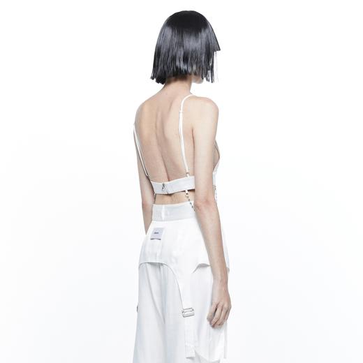 24ans White silky bra/sun top 商品图3