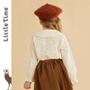 littletime童装女童绣花衬衫2023秋季新款法式翻领春秋款儿童衬衣 商品缩略图2