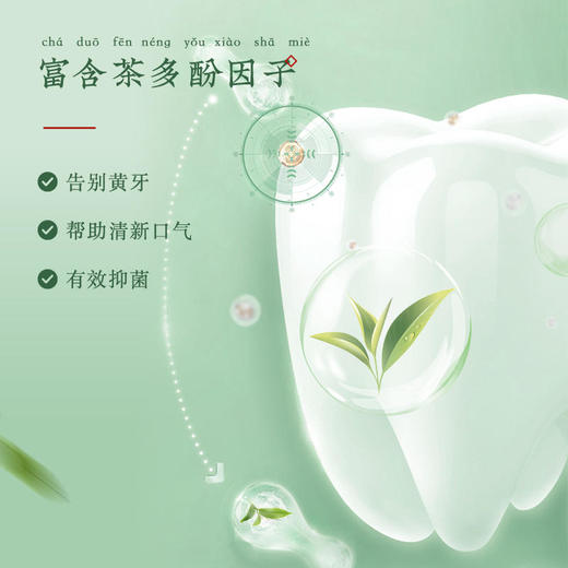 【一颗吃出满口茶香】柑溪堂清口茶片清新口气告别黄牙选用杭州西湖龙井五味中药配方进口专利萃取技术 商品图3