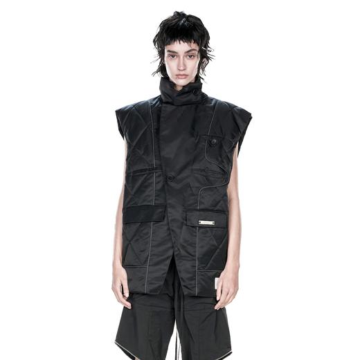 24ans (Ltd edition) Down vest限定款 黑/白羽绒马甲 商品图1