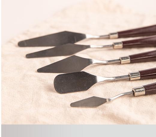 不锈钢抹刀五件套 烘焙奶油刮刀抹刀装饰用刀 5件套 商品图2