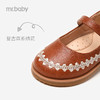 mrbaby女童皮鞋森系公主休闲鞋2023秋新款电绣花边玛丽珍防滑单鞋 商品缩略图5