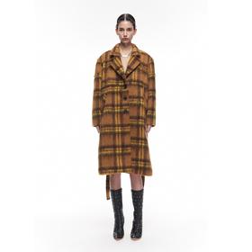 24ans Woolen overcoat 格子羊毛大衣