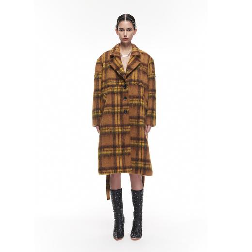 24ans Woolen overcoat 格子羊毛大衣 商品图0