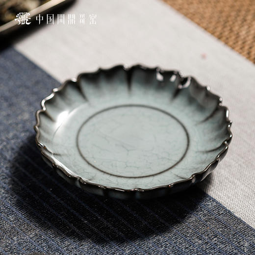 问鼎哥窑锦绣宋纹钟葵壶承（缺货） 商品图0