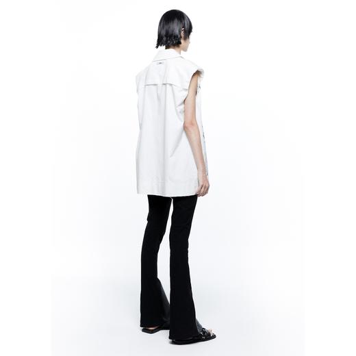 24ans Printed sleeveless oversize vest 商品图3