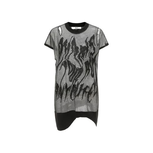 24ans Printed mesh knitted T-shirt 24印花大师的封神之作 商品图4