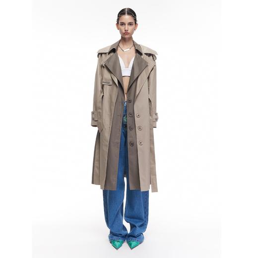 24ans Double-layers Windbreaker 双色风衣 商品图0