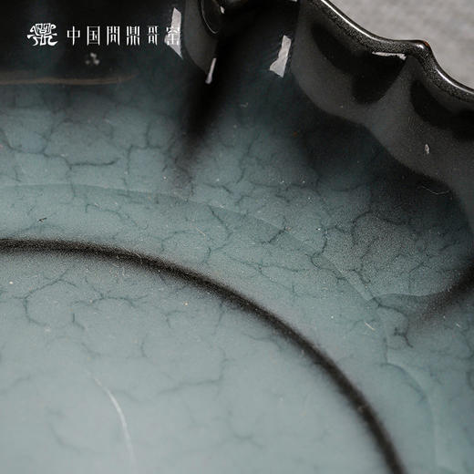 问鼎哥窑锦绣宋纹钟葵壶承（缺货） 商品图2