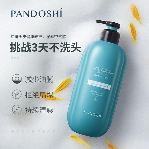 潘朵丝日本研发高端控油蓬松去屑控油洗发润发套装 商品图7