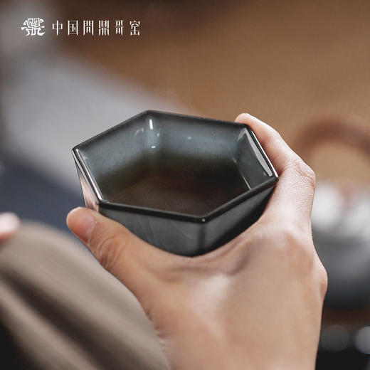 问鼎哥窑锦绣宋纹六角杯（缺货） 商品图2