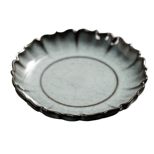 问鼎哥窑锦绣宋纹钟葵壶承（缺货） 商品图4