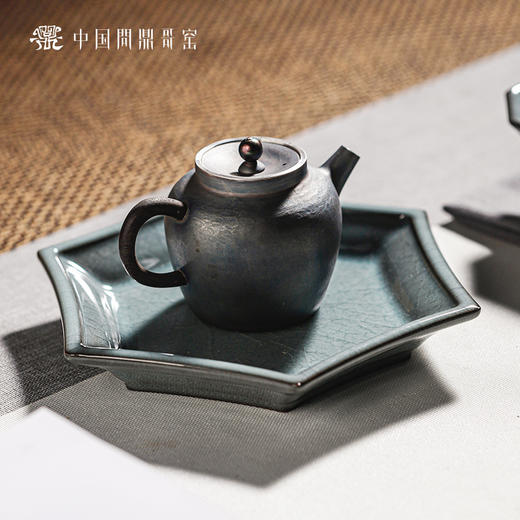 问鼎哥窑锦绣宋纹星芒壶承（缺货） 商品图1